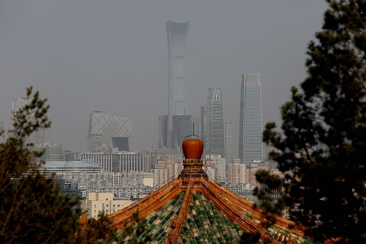 Chinas reiche Städte, Reichste Städte der Welt, Großstädte in China: Pekings sich schnell modernisierendes zentrales Geschäftsviertel, Beijing Central Business District