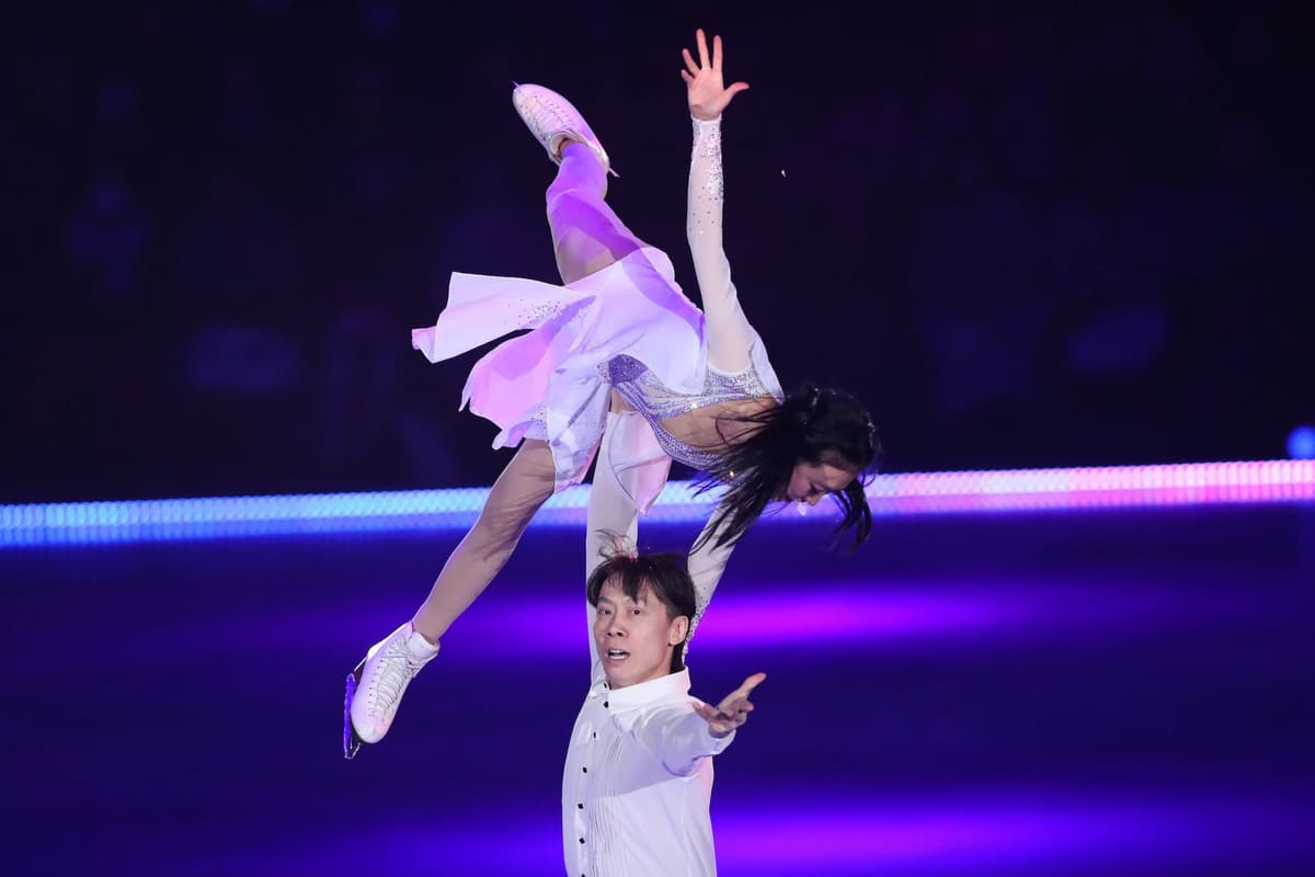 Pang Qing & Tong Jian, Eiskunstlauf im Shinyokohama Skate Center, Kanagawa, Japan